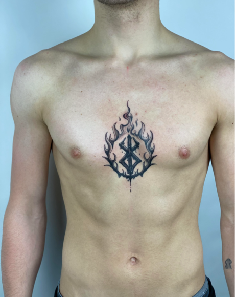 On the Stomach and Chest