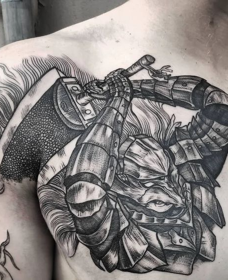 On the Stomach and Chest