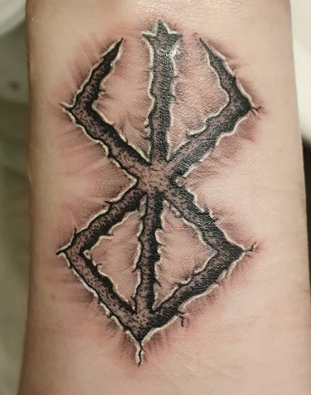 Berserk Curse Mark Tattoo