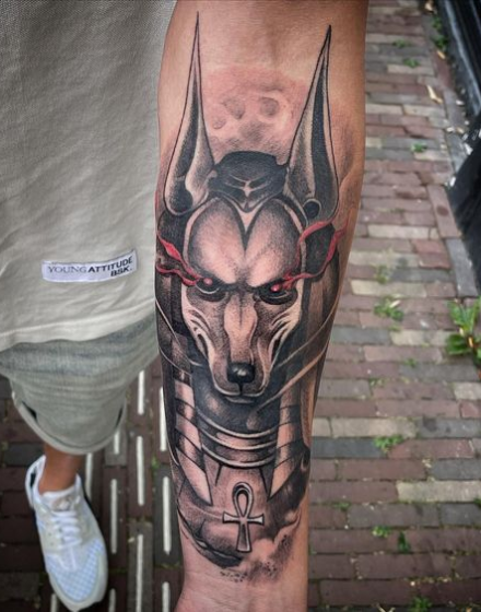 Evil Anubis Tattoo