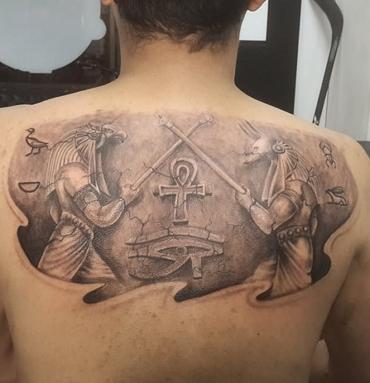 Horus & Anubis Tattoo