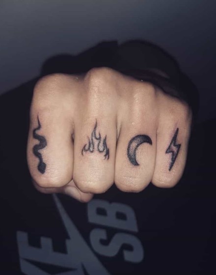 Finger tattoos