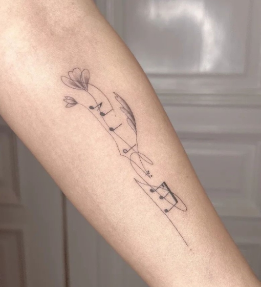 Ideas for creating a musical tattoo by Atlanta tattoo artists Ideas for creating a musical tattoo by Atlanta tattoo artists