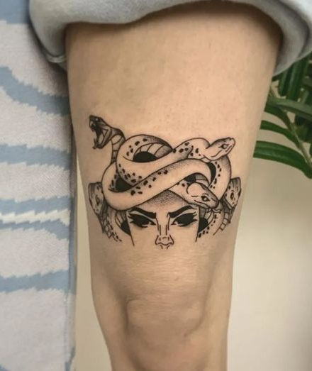 Tattoo Above Knee
