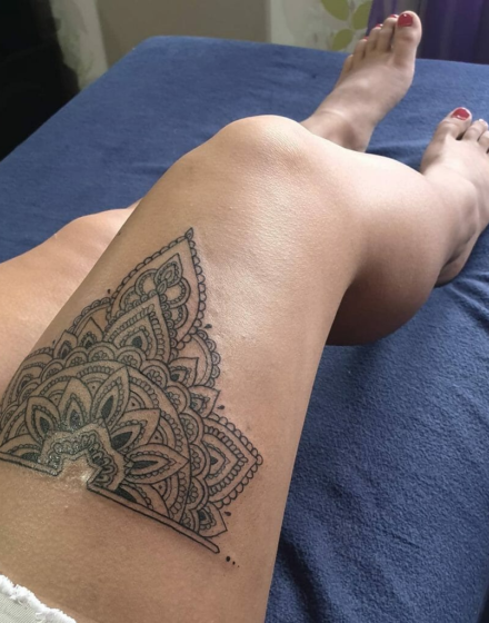 Tattoo Above Knee