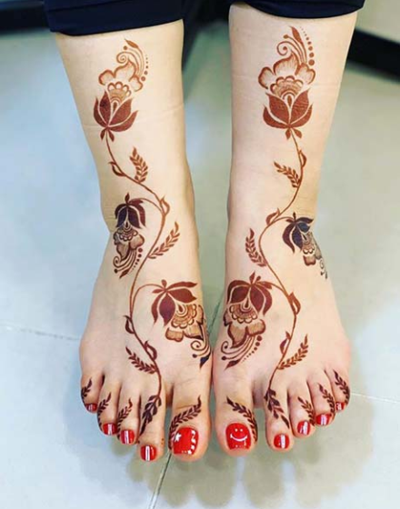Colorful Henna Tattoos