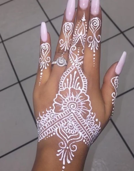 Colorful Henna Tattoos
