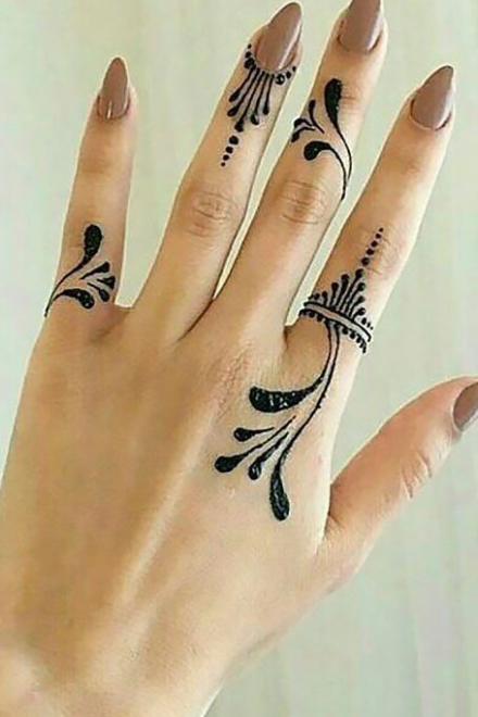 Simple Henna Tattoos