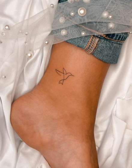 Simple Swallow Tattoo