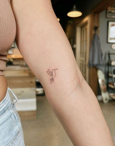 Simple Swallow Tattoo