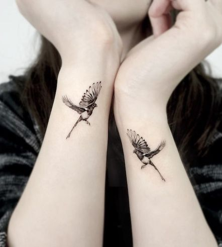 Two Swallows Tattoo Ideas