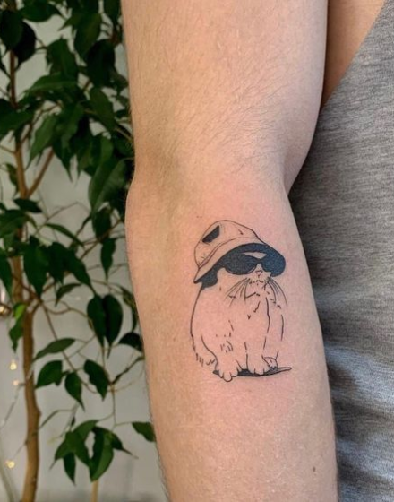 Trendy Cat Tattoos
