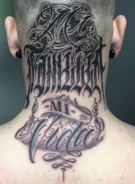Gothic Tattoo Lettering Fonts