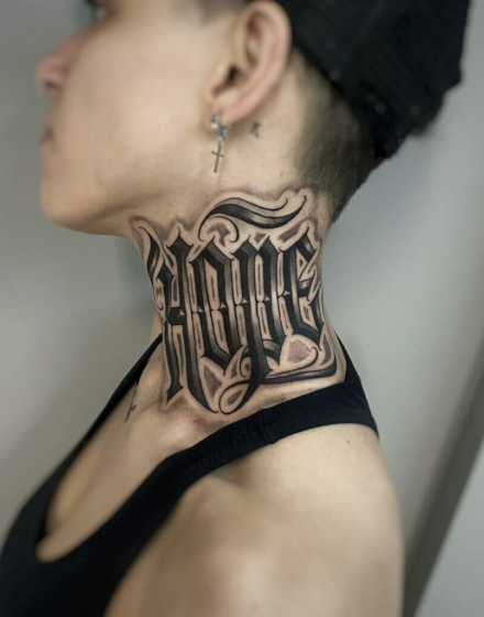 Chicano Tattoo Writing Fonts