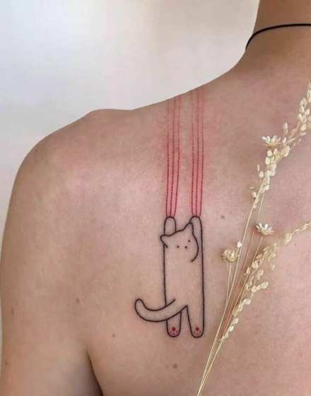 Trendy Cat Tattoos