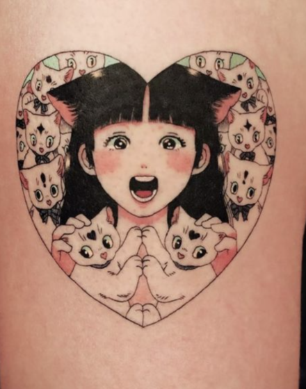 Anime Cat Designs