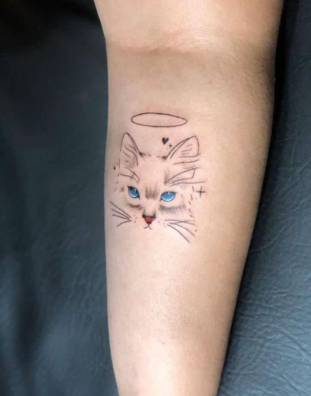 In Memory of Cat Tattoo