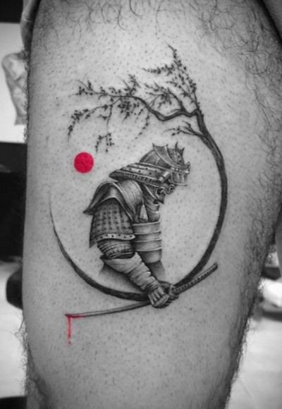Small Samurai Tattoos