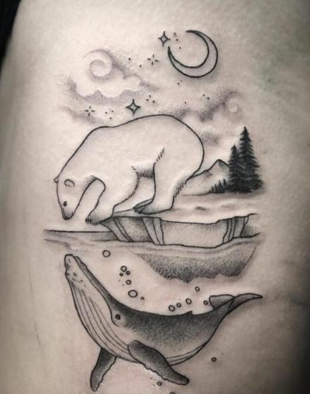 Bear With Constellations