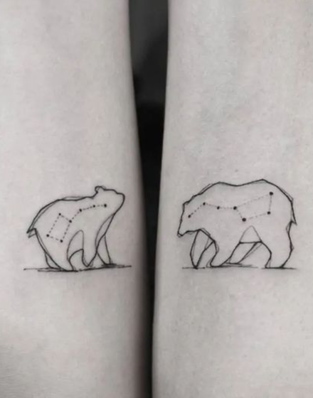 Bear With Constellations