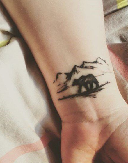 Bear With The Landscape