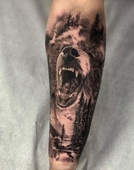 Bear With The Landscape