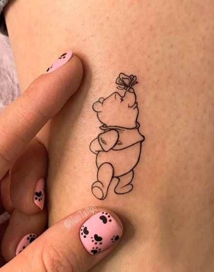 Cartoon Bear Tattoo Designs
