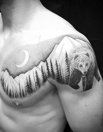 Bear With The Landscape