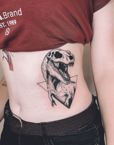 Dinosaur Skeleton Tattoo