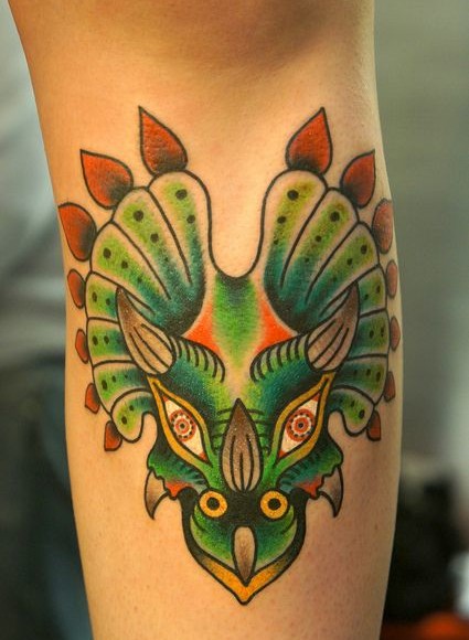 Traditional Dinosaur Tattoos