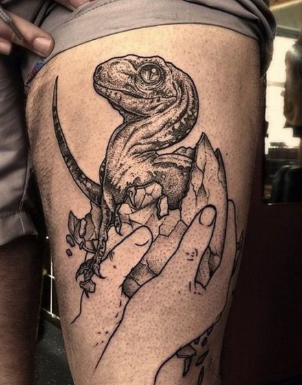 Velociraptor Tattoos