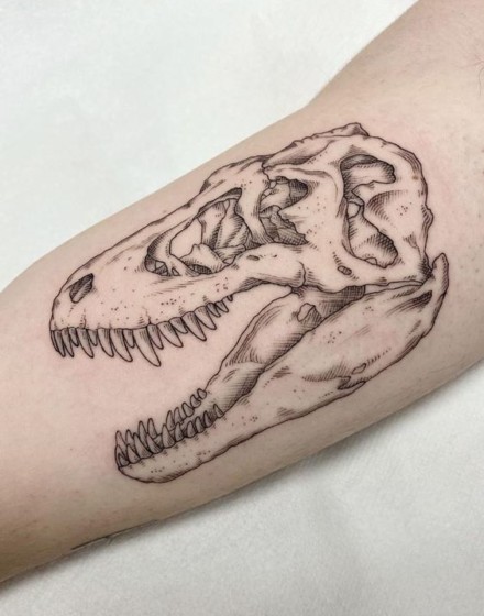 Dinosaur Skeleton Tattoo