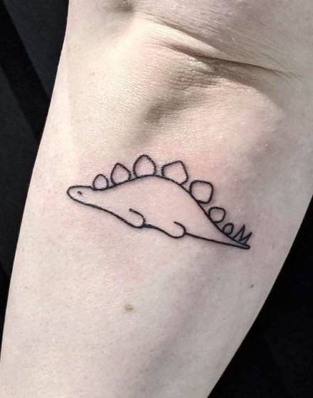 Small and Cute Dinosaur Tattoos