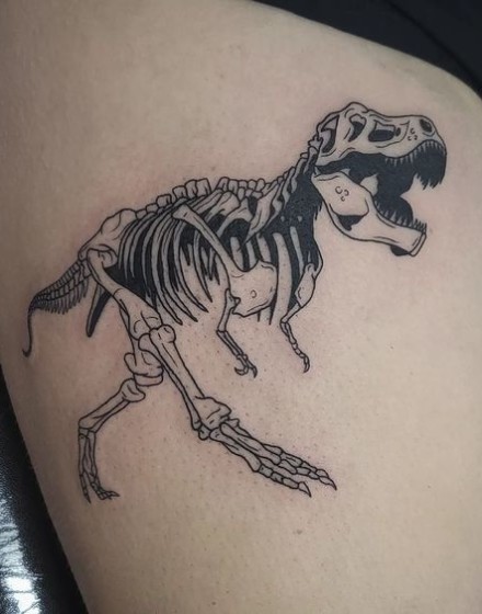 Dinosaur Skeleton Tattoo