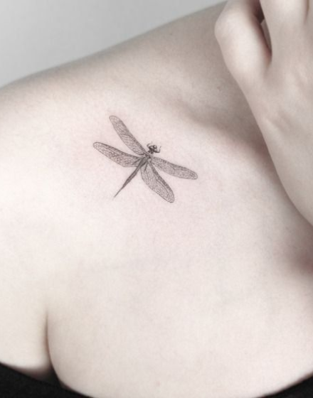 Small Dragonfly Tattoos