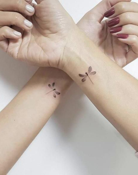 Small Dragonfly Tattoos