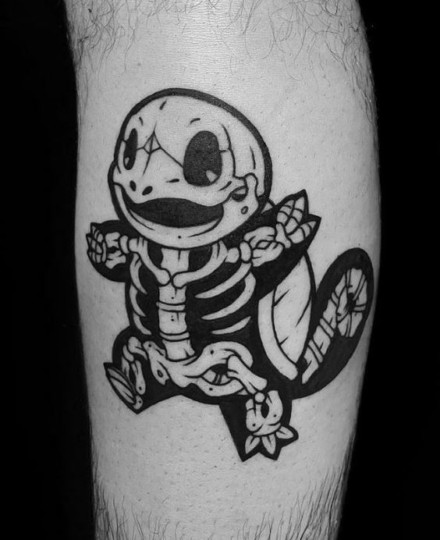Pokemon Tattoos in Black and White