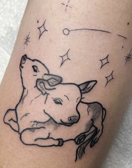 Two-Headed Calf Tattoo