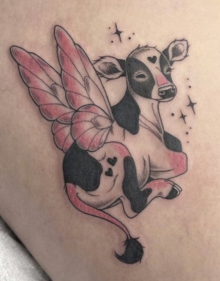 Fairy Cow Tattoo