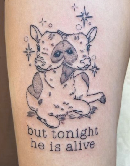 Two-Headed Calf Tattoo