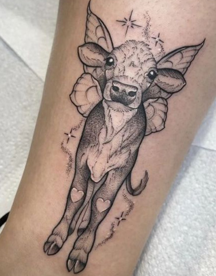Fairy Cow Tattoo