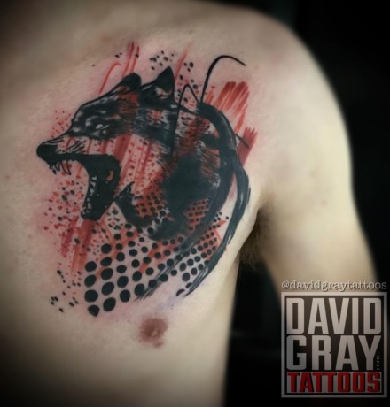 David Gray—Tiniest Details With Black and Grey Ink