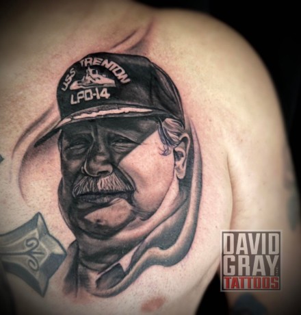 David Gray—Tiniest Details With Black and Grey Ink