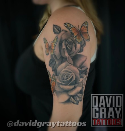 David Gray—Tiniest Details With Black and Grey Ink