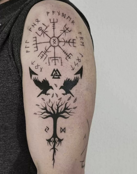 Viking Symbols Tattoo