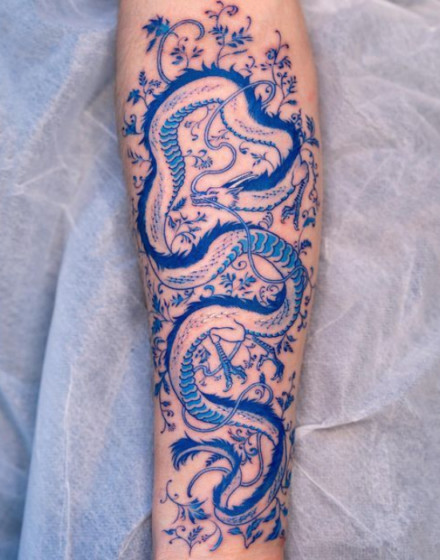 Female Japanese Dragon Tattoo Ideas
