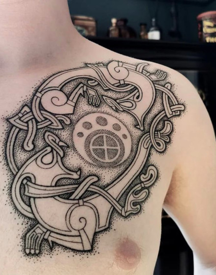 Norse Art Style Tattoos
