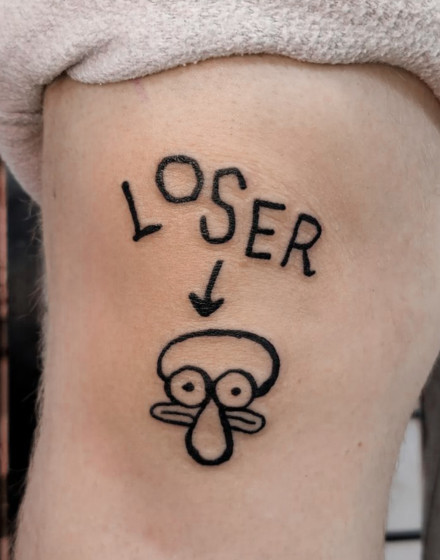 Bonus: Squidward Tattoo!