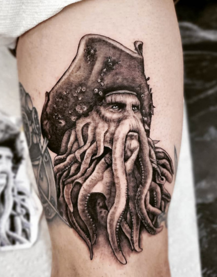 Davy Jones Tattoo