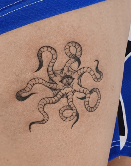Simple Kraken Tattoo